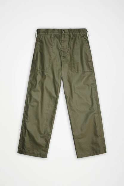 Heavy Woven Pants Straight