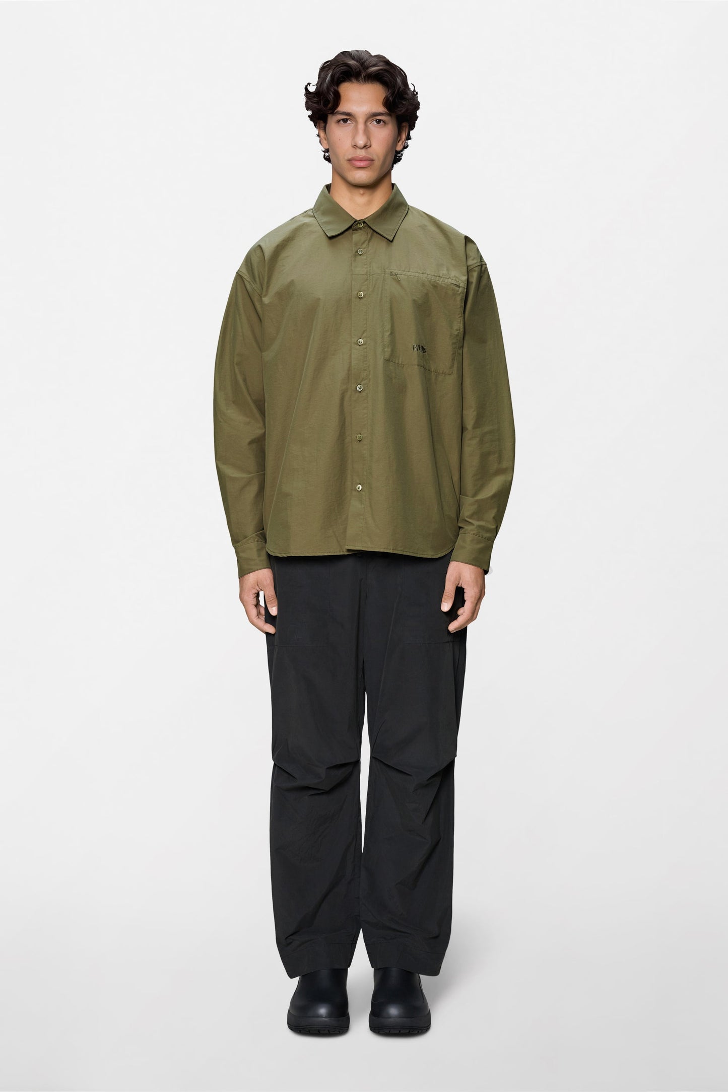 Light Woven Long Sleeve Shirt