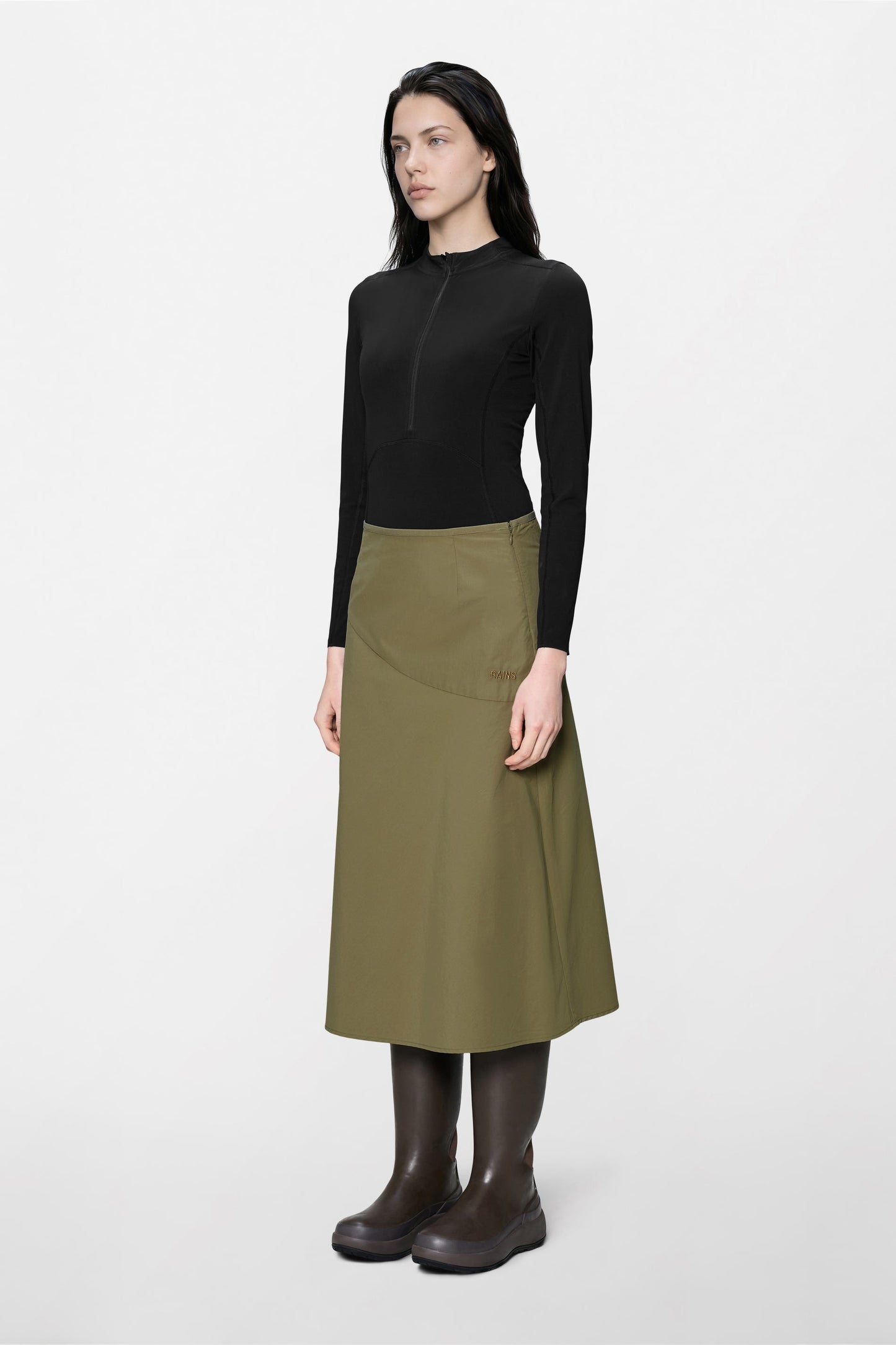 Light Woven W Skirt