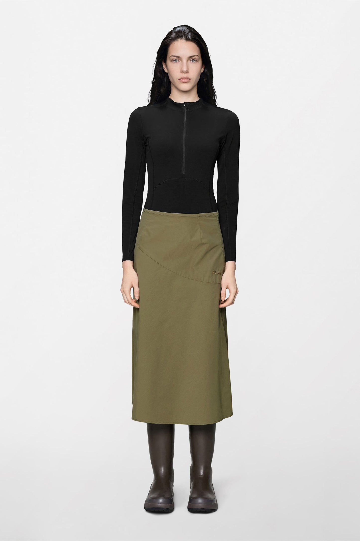Light Woven W Skirt