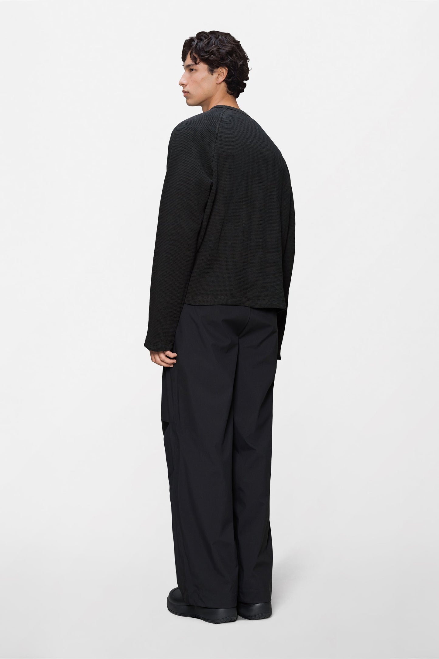 Waffle Long Sleeve T-Shirt Rains