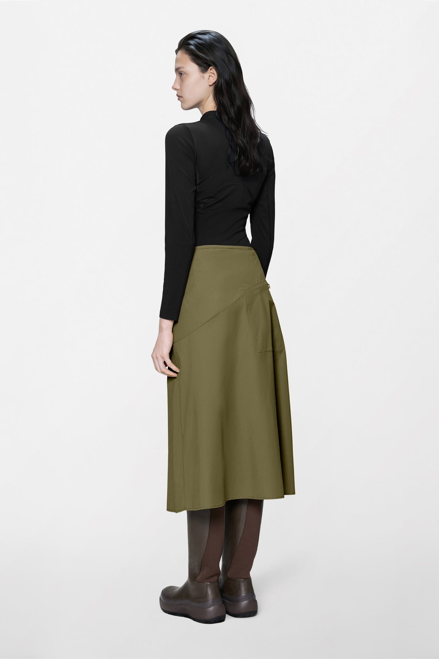 Light Woven W Skirt